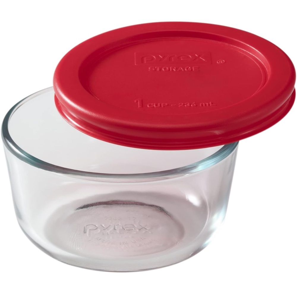 Replacement Lids for Pyrex 1-Cup Glass Food Storage Container Bowls, 4-Inch Lids - Picture 5 of 9